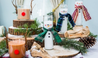 15 ý tưởng trang trí nến để trang trí nhà Giáng sinh lung linh, huyền ảo