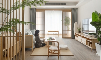 Căn hộ phong cách Zen nhẹ nhàng của nàng độc thân với chú mèo cưng tại Trung Quốc