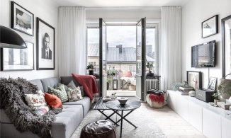 Cải tạo căn hộ vỏn vẹn 32m² nhưng gọn gàng, tiện nghi, lại có cả ban công ngập nắng