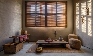 Căn hộ 60m² thiết kế theo phong cách wabi-sabi, vẻ đẹp từ điều không hoàn hảo mộc mạc