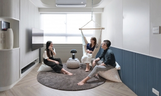 Căn hộ với thiết kế nội thất phòng khách độc đáo, cực tiện lợi cho người... lười!