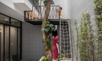 Villa City, ngôi nhà 117m² có cả bể bơi mini lẫn khu vui chơi để 2 bé trai chạy nhảy tại gia