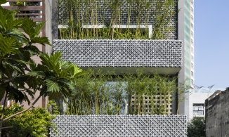 Pattern House, nhà ống Sài Gòn chỉ dùng gạch 4 lỗ mà mặt tiền đẹp như được 'mặc áo hoa'