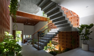 Folding House, ngôi nhà lấy cảm hứng từ những nếp gấp của giấy ấn tượng ở Hà Nội