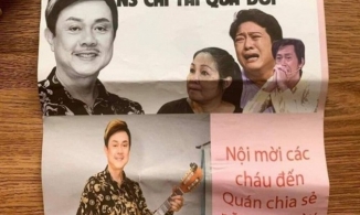 Quán ăn lợi dụng sự ra đi của nghệ sĩ Chí Tài để quảng cáo 'bẩn'