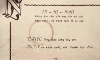 Ấn tượng với thực đơn tiệc cưới thời xưa: Vừa lịch sự vừa 'tình' như thơ ca