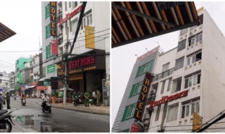 Sài Gòn: Khách sạn cháy lớn khiến một người thiệt mạng