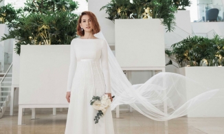 Mê mẩn những chiếc váy cưới có phong cách tối giản đẹp mắt