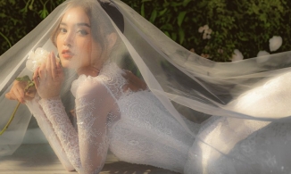 Ninh Dương Lan Ngọc đẹp đến nao lòng trong các thiết kế váy cưới của NTK Chung Thanh Phong