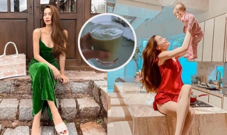 Hồ Ngọc Hà lấy lại được vóc dáng như gái 18 sau sinh là nhờ thứ nước uống này!