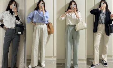 Fashion blogger xứ Hàn cả tuần chỉ diện áo sơ mi và quần âu mà vẫn thanh lịch lại không hề nhàm chán