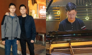 Con trai Quang Dũng - Jennifer Phạm 14 tuổi được nhà sản xuất âm nhạc 'chốt đơn' vì tài năng piano