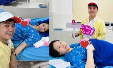 Ca sĩ Lương Gia Huy và vợ kém 18 tuổi sinh con gái thứ 2  