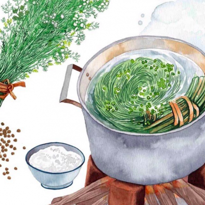 Ngày Tết, nhớ hương nước mùi già trừ tịch