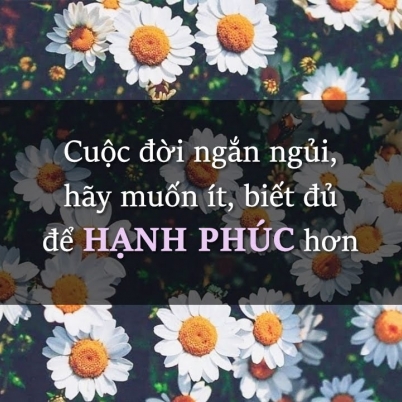 Ước gì có một ngày mình thôi lo lắng, thôi sân si và biết đủ