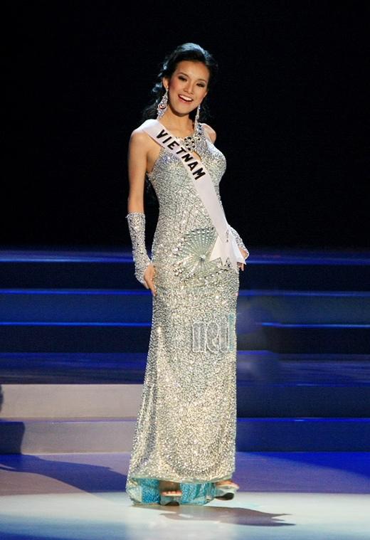 Nhan sắc chuẩn 'cô Thắm về làng' của Thùy Lâm thời thi Miss Universe 2008 - Ảnh 5