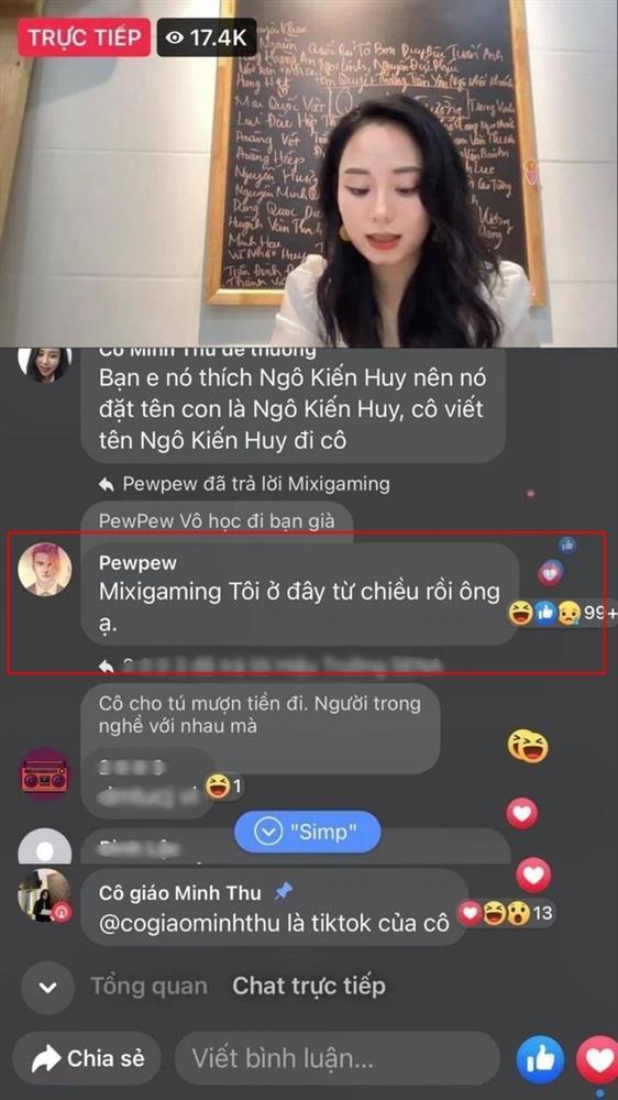 Pew Pew lên tiếng khi bị soi chuyện lén xem livestream của cô giáo Minh Thu - Ảnh 6