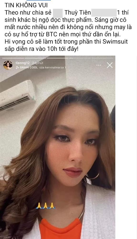 Thùy Tiên bị ngộ độc cùng loạt thí sinh Miss Grand - Ảnh 2