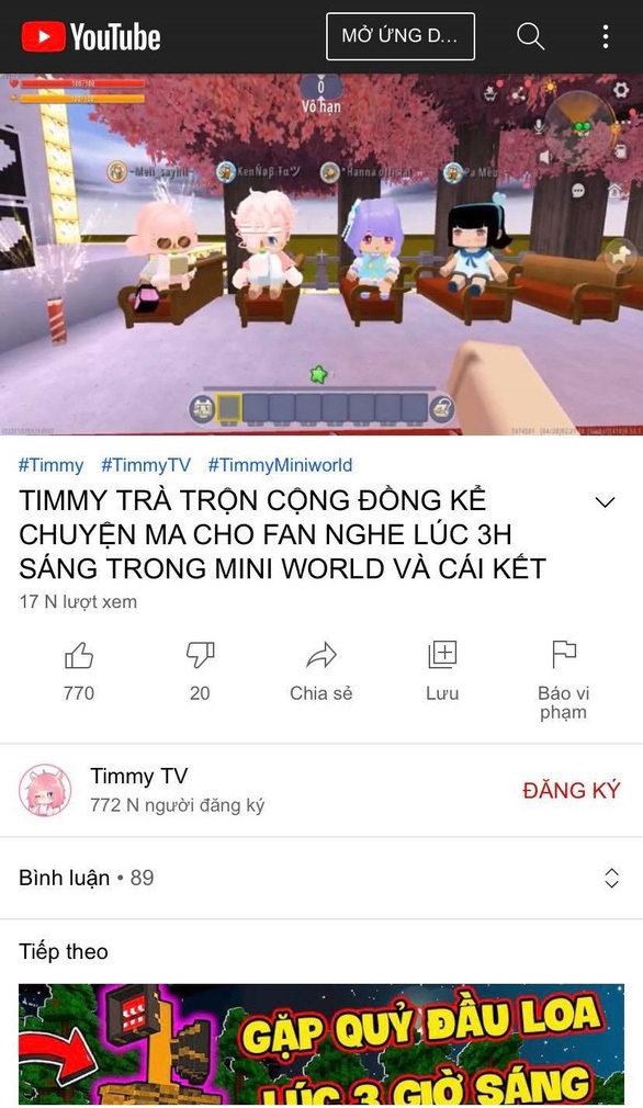 Kênh YouTube TIMMY TV bị Cục Trẻ em đề nghị gỡ, xoá nội dung - Ảnh 3