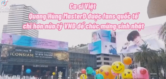 Ca sĩ vô danh ở Vpop nổi như cồn ở Thái, fan chi nửa tỷ mừng sinh nhật  - Ảnh 1