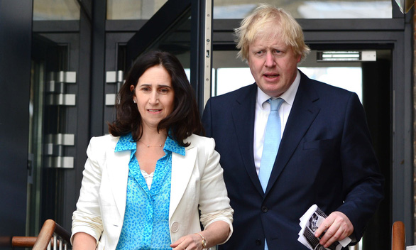 Thủ tướng Anh Boris Johnson và bà Marina Wheeler.