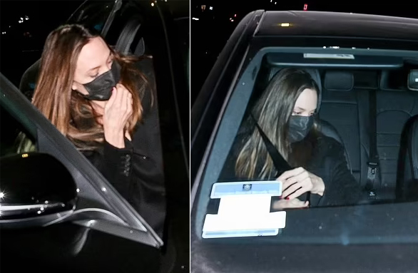 Giữa tin đồn hẹn hò The Weeknd, Angelina Jolie đi ăn tối với chồng cũ - Ảnh 1