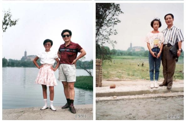 Nhật ký bằng ảnh 40 năm của bố và con gái: Bức ảnh của năm thứ 40 khiến người xem xúc động - Ảnh 10