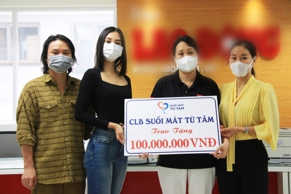Tiểu Vy cùng hội Hoa hậu quyên góp 100 triệu để mua vaccine Covid-19 - Ảnh 1