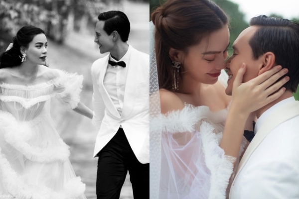 Mang thai 4 tháng, Hồ Ngọc Hà mới quyết định mặc váy cô dâu sánh đôi Kim Lý - Ảnh 5