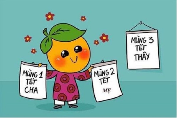 Lý do gọi mùng 1 Tết cha, mùng 2 Tết mẹ, mùng 3 Tết thầy - Ảnh 1