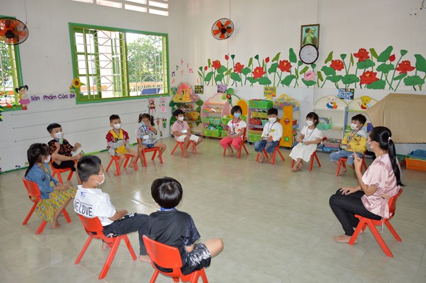 TP Hà Nội quyết định cho học sinh mầm non trở lại trường từ 13/4/2022.