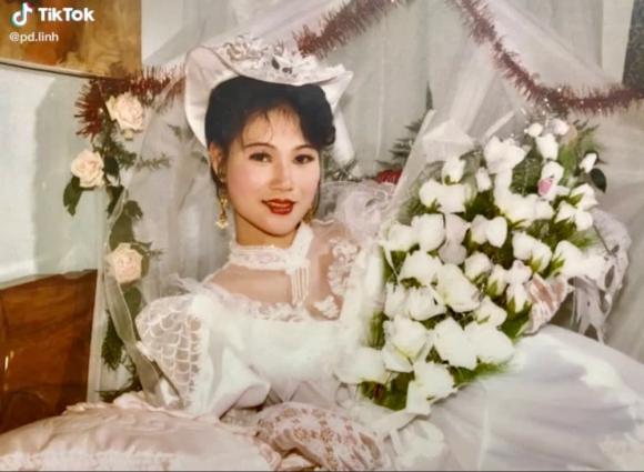 Gái xinh Tuyên Quang khoe ảnh cưới 30 năm trước của mẹ đẻ từng thi Hoa hậu với Hà Kiều Anh  - Ảnh 2