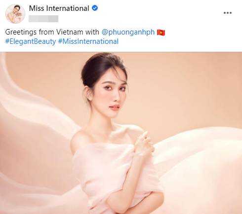 Miss International lại có động thái 'o bế' Á hậu Phương Anh - Ảnh 1