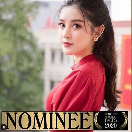 Cùng năm 2020, Á hậu 1 Hoa hậu Việt Nam 2014 Huyền My cũng lọt top đề cử 100 gương mặt đẹp nhất thế giới cùng Khả Ngân.