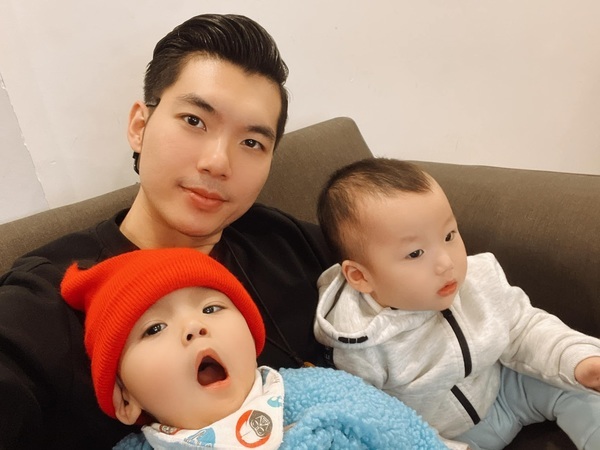 Cuộc sống bỉm sữa của 'nam thần 6 múi' Trương Nam Thành sau khi lấy vợ đại gia hơn 15 tuổi - Ảnh 2