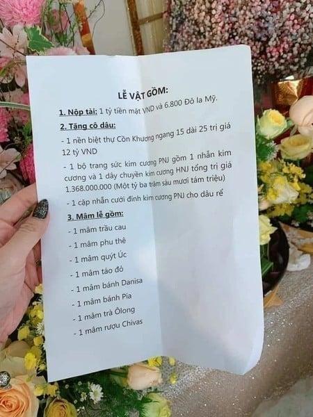 Nhà trai sáng nhất MXH khi đem sính lễ có 1 tỷ tiền mặt cùng đất nền biệt thự đi đón dâu - Ảnh 2