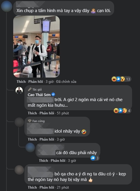 Lý do Cao Thái Sơn giơ 'ngón tay thối' ở sân bay khi fan xin chụp hình  - Ảnh 4