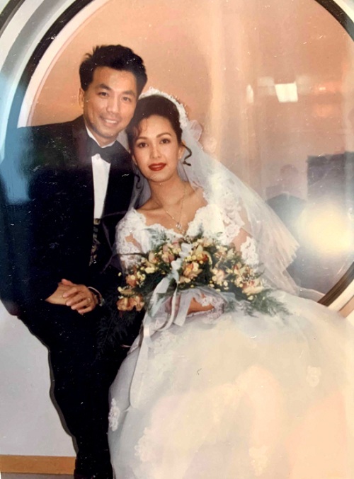 Ảnh cưới của nữ hoàng ảnh lịch Diễm My với doanh nhân Hà Tôn Đức
