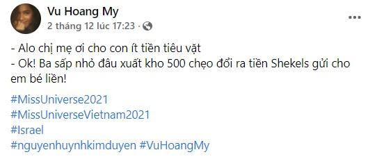 Hoàng My bị phản ứng khi lén đưa tiền cho Á hậu Kim Duyên trong toilet tại Miss Universe - Ảnh 1