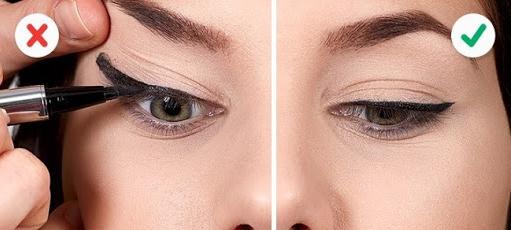 Việc kẻ mắt quá đậm sẽ khiến đôi mắt của bạn trông dữ và già hơn. Ngược lại vẽ một đường eyeliner mỏng nhưng sẽ sắc nét tinh tế, cá tính và bí ẩn hơn.