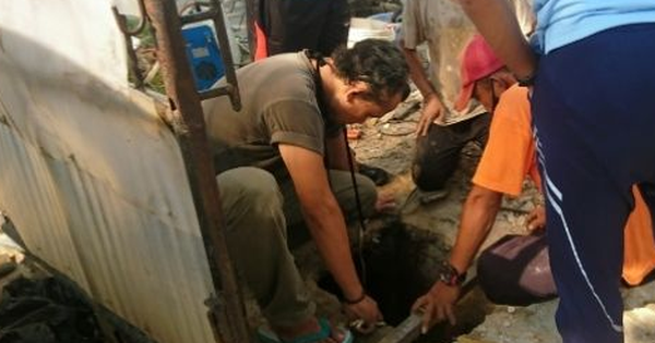Các quan chức Indonesia đang xem xét đường hầm mà tên Cai đã đào ra cống thoát nước
