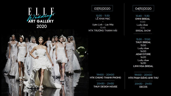 Sàn diễn Việt mở màn với 10 show diễn của Elle Wedding Art Gallery
