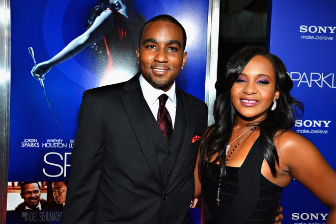 Nick Gordon và Bobbi Kristina Brown thuở còn mặn nồng. Ảnh: afamily