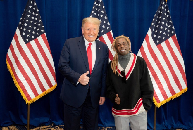 Ngang trái như rapper Lil Wayne, bị bồ đá chỉ vì bỏ phiếu cho Donald Trump - Ảnh 2