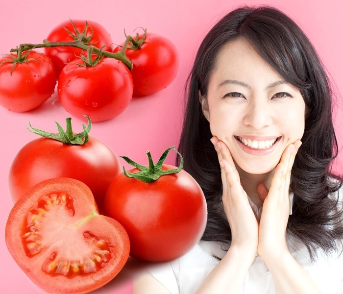 Cà chua có công dụng thu nhỏ lỗ chân lông hiệu quả
