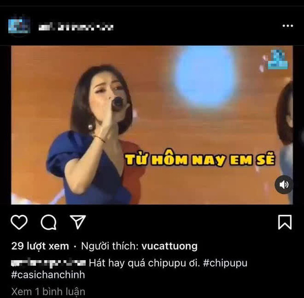 Vũ Cát Tường thả tim vào clip mỉa mai giọng hát của Chi Pu trên Instagram - Ảnh 1