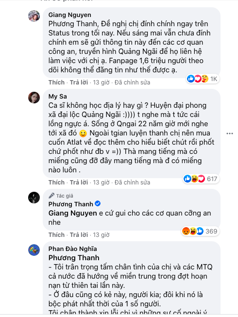 Phương Thanh nói người Quảng Ngãi chỉ 'canh me' 10 triệu của Thủy Tiên  - Ảnh 3