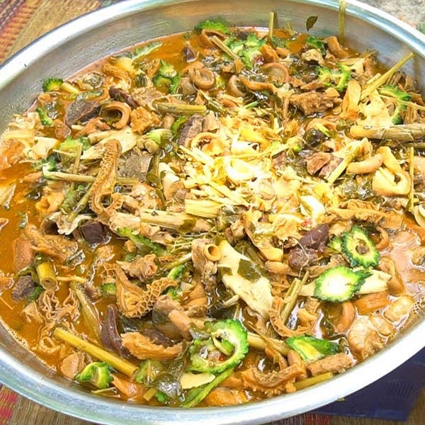 Gié bò - món đặc sản nức tiếng có phần kén người ăn của Bình Định - Ảnh 3