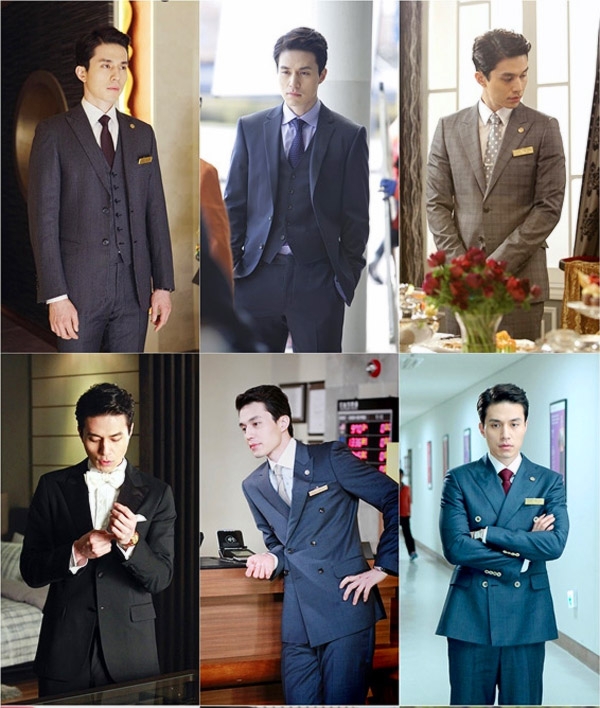 Những bộ vest gọn gàng theo tone màu lạnh mang hơi thở cổ điển, tạo nên một Tổng giám đốc “Cha Jae Wan” bảnh bao, cương nghị