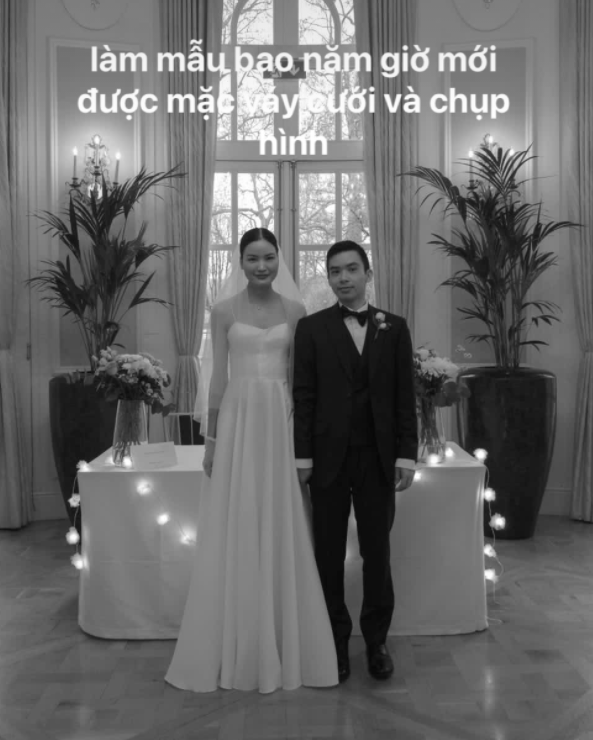 Á quân Next Top Chà Mi bất ngờ tung ảnh cưới tại Anh với chú rể Việt kiều - Ảnh 1